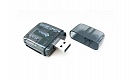 Устройство чтения карт памяти KREOLZ VCR503, МИНИ, SDHC, MS, micro SDHC, M2, прозрачный черный