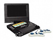 Портативный DVD плеер KREOLZ DVPS702, LCD экран 7&quot;, ТВ, USB/SD/MS, диск с играми, пульт ДУ, черный
