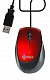 Мышь KREOLZ  MC03, оптическая, проводная,  USB, красная