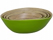 Набор столовой посуды из бамбука, 4 чаши &quot;камень&quot; Pomi d'Oro Vero Verde Pietra Set